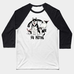 Metal Animals Baseball T-Shirt